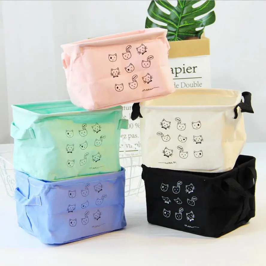 Складной органайзер для хранения косметики в виде кошки | Дом и сад