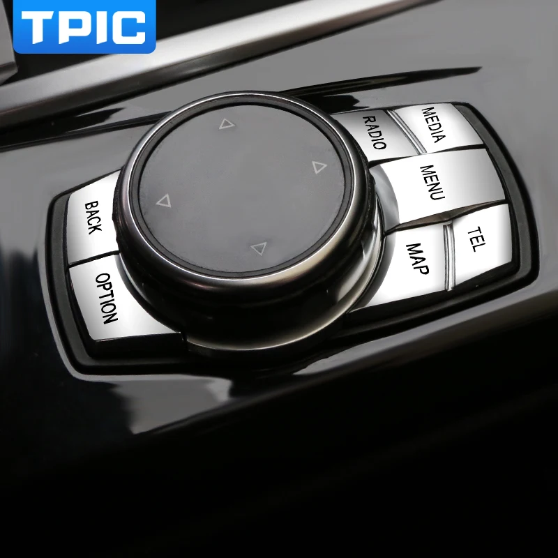 Аксессуары для интерьера автомобиля TPIC хромированные наклейки на кнопки ABS BMW F10