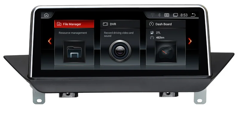 ID6 стиль 10 25 &quotчетырехъядерный Android 7 1 автомобильный DVD для BMW X1 E84 2010 2015 с Bluetooth 16 Гб