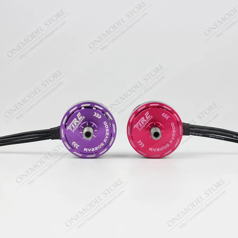 Мотор бесщеточный 2205 2300KV/2500KV Purple/Red FIRE PHONENIX для FPV QAV250 1 шт./4 шт.|Детали и аксессуары|