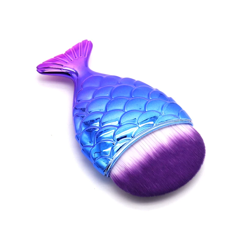 1Pcs Purple 13 шт. набор кистей для макияжа с алмазным узором в форме ручки Профессиональный тональный крем для смешивания румян жидкая пудра крем косметический набор - Handle Color: 1Pcs Purple