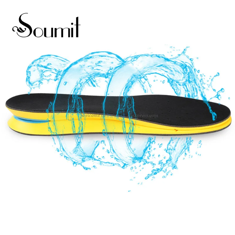 

Стельки для бега для мужчин и женщин, дышащие, поглощение пота, уход за ногами, амортизация