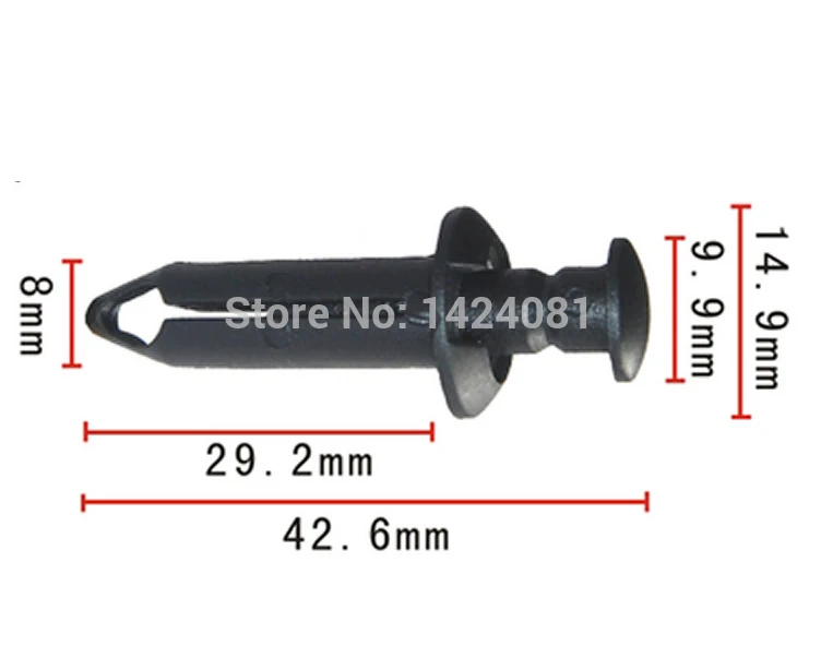 

30x OEM Nylon forGM Door Rocker Panel To Underbody Bracket Retainer Clip 15x29x8mm 10207146, 21077323