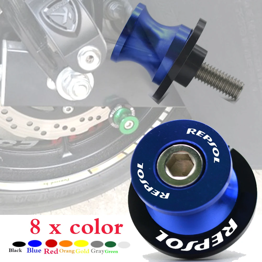 

For Honda CBR 250R 300R 300F 500R CB500F 500X 190R 8mm Motorcycle Swingarm Spools Slider Swingarm Stand Screws Slider Protector