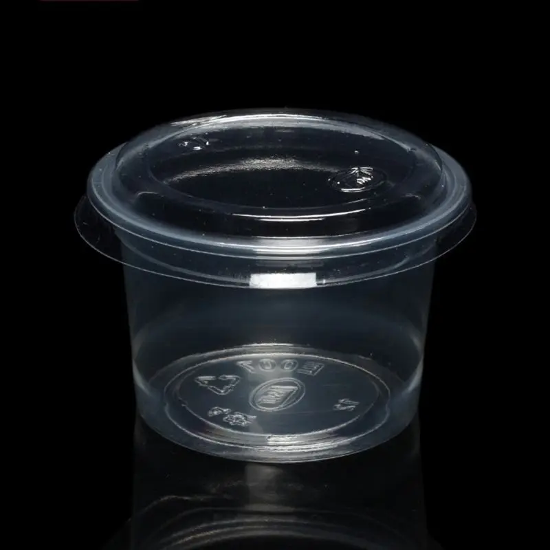 50 шт. одноразовых s-образных цветов 120 мл контейнер для соуса Pot Jello Shot Slime Storage с