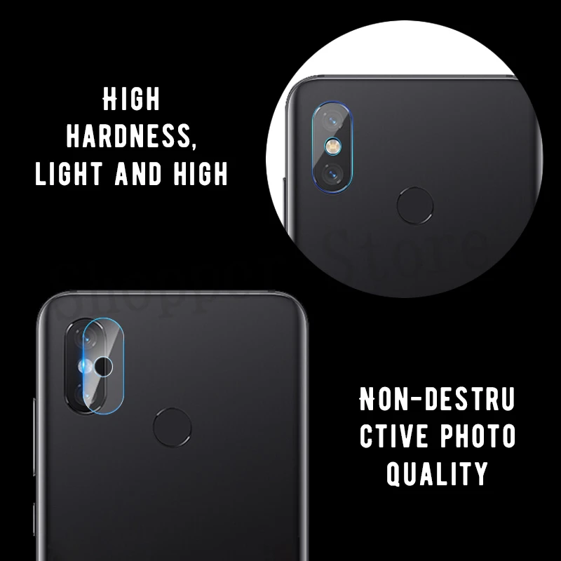 Закаленное стекло для объектива камеры Xiaomi Mi/A3/9T/Mi 8/SE/A2 Lite/Mi 6X/5X/A1/6/Redmi Note - Фото №1