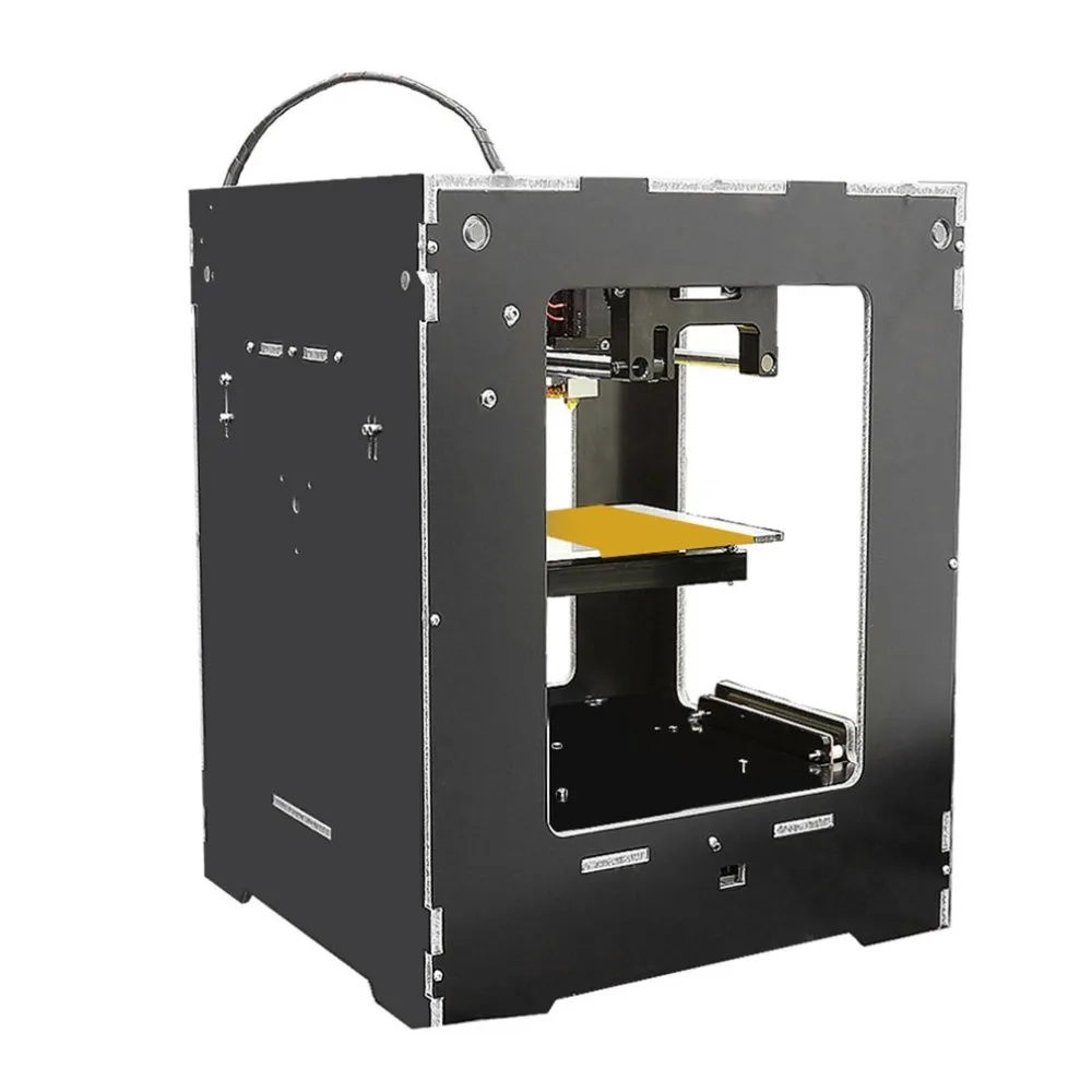 Anet A3-S lcd 3d Принтер Высокоточный алюминиевый горячий кровать Полный Собранный Настольный FDM печатная машина комплект с 10 м нитью