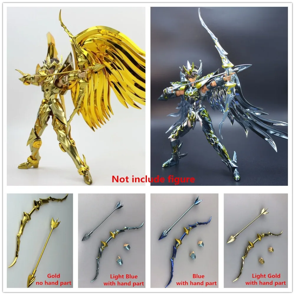 GT великолепные игрушки металлические наконечники лук и стрелы для Bandai Saint Seiya Cloth Myth, EX Soul золота SOG Бог Стрелец aiolos 10th Pegasus
