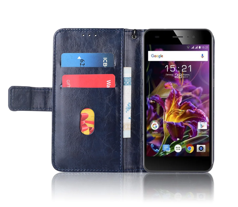 Flip Leather Case For Fly FS518 Cirrus 13 Fundas Printed Flower 100% Special wallet stand case with Strap | Мобильные телефоны и
