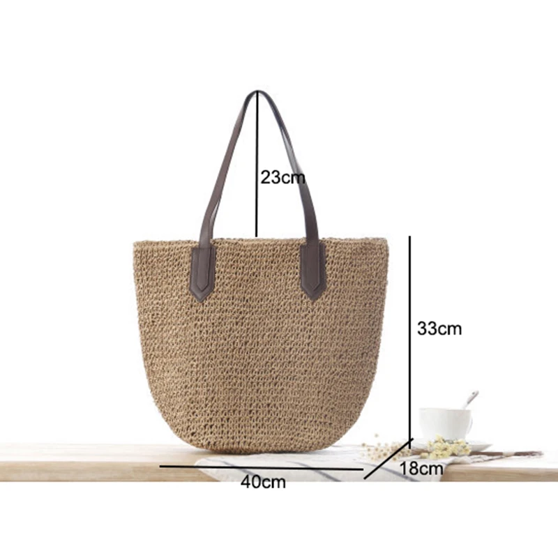 Женская соломенная сумка на плечо пляжная лето 2020 мягкая для отпуска|beach bags women|straw