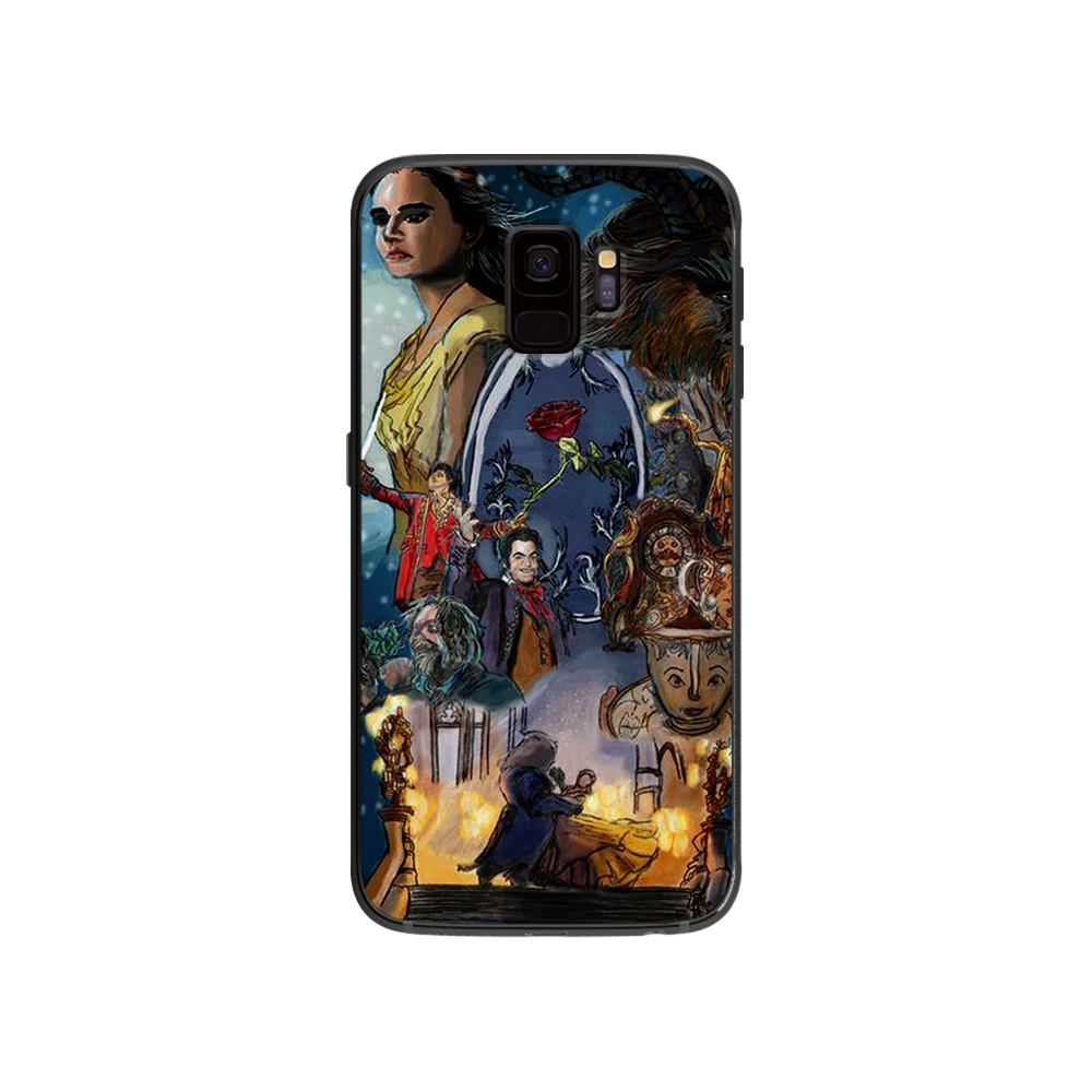2 Красота и чудовище для samsung Galaxy A5 A6 A7 A8 A9 чехол для телефона плюс M10 M20 M30 силиконовые чехлы для телефона - Цвет: 2