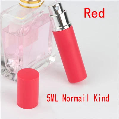 5ml Normal kind RED Многоразовые портативные дорожные мини многоразовые удобные пустые парфюмерные флаконы с распылителем косметические контейнеры для путешественника высокого качества - Цвет: 5ml Normal kind RED