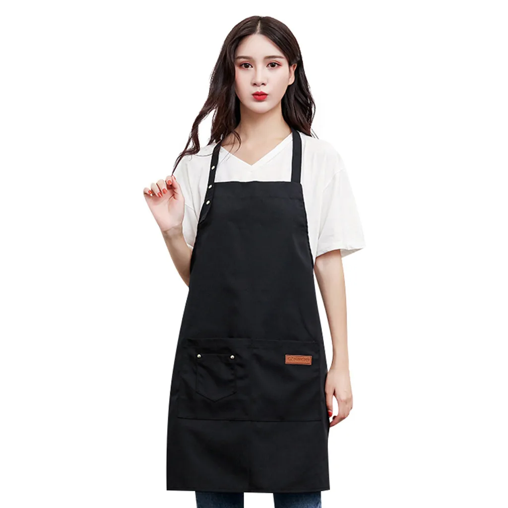 Hot Sale 1 pcs Plaids Pattern Apron Woman Adult Waterproof Cotton Canvas Cleaning Kitchen Accessory H0528 | Дом и сад