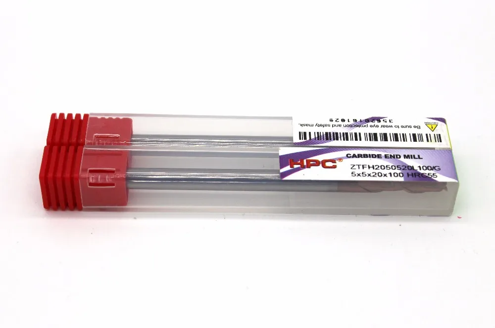 Фреза 5*5*100 с 2 флейтами плоская Концевая фреза HRC55 карбидная CNC фрезерный станок