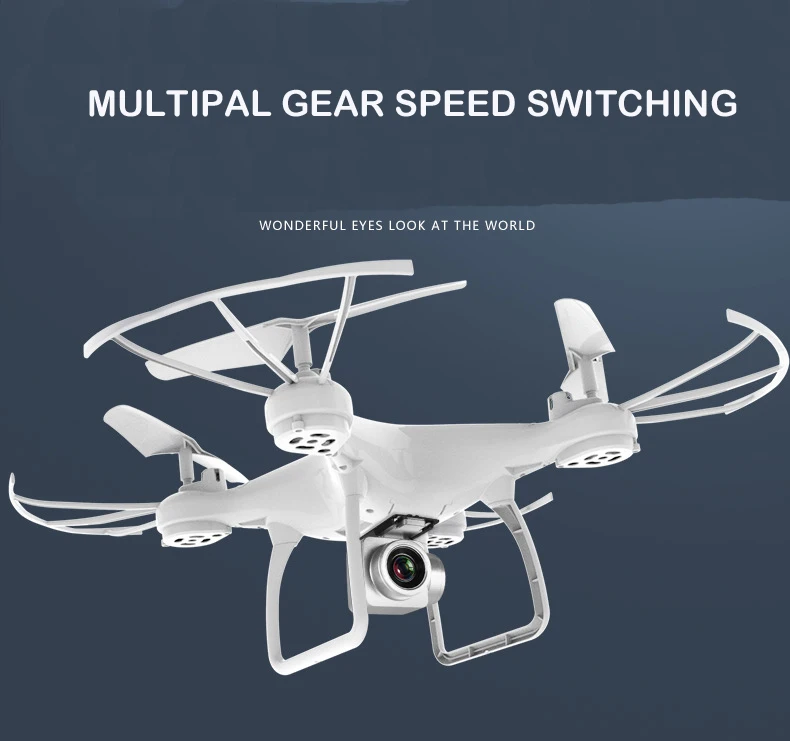 Лучшая цена HD камера 2,4G Wi-Fi FPV дрона с дистанционным управлением 4-осевая машина удержания высоты воздушный Квадрокоптер для фотографий RC Дрон вертолет летающая игрушка