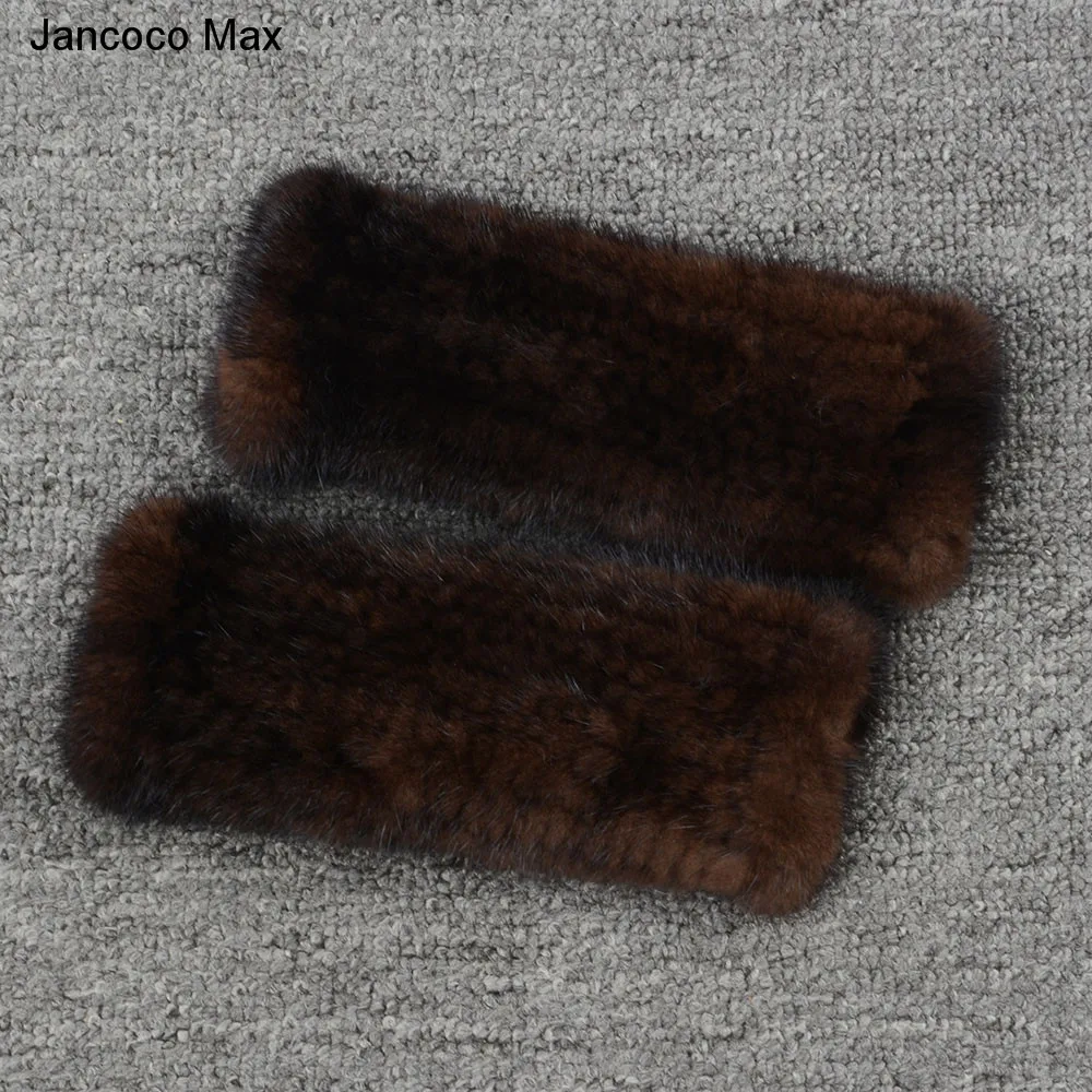 Jancoco Max настоящие норковые меховые перчатки женские модные стильные зимние теплые высокого качества S1913