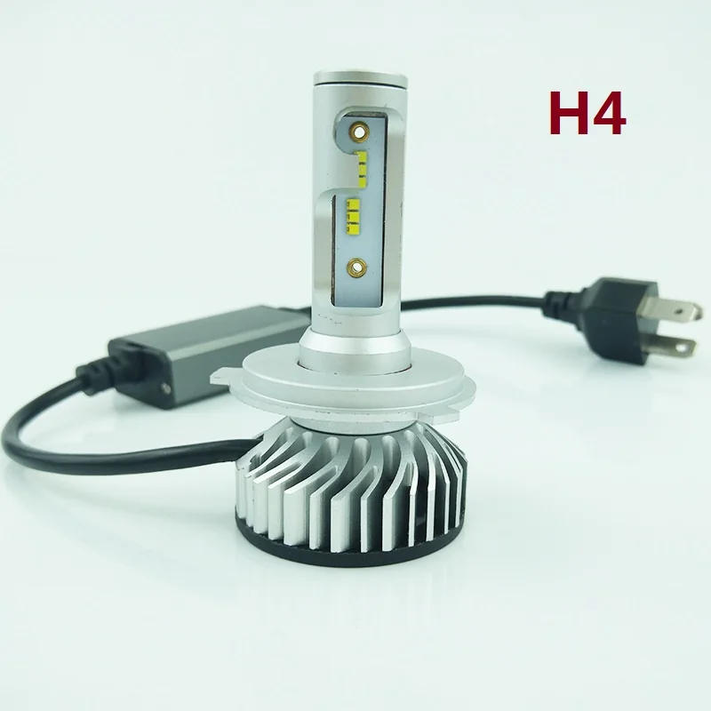 PAMPSEE F2 ZES H1 H3 H4 H7 9005 9006 СВЕТОДИОДНАЯ Фара 72 Вт 6500 лм K лампы для фар автомобиля