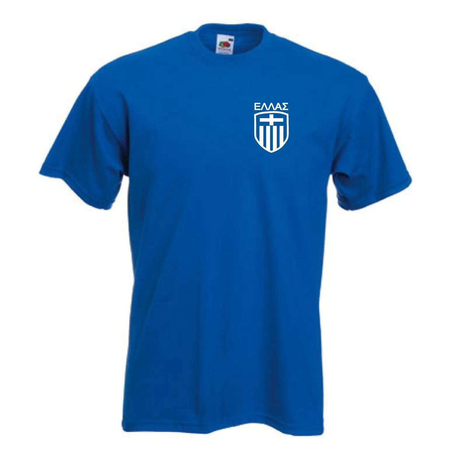 Brand T-Shirt Men 2019 Fashion Greece Greek Royal Blue Footballer Team Soccers T-Shirt Print T-Shirt Men Harajuku