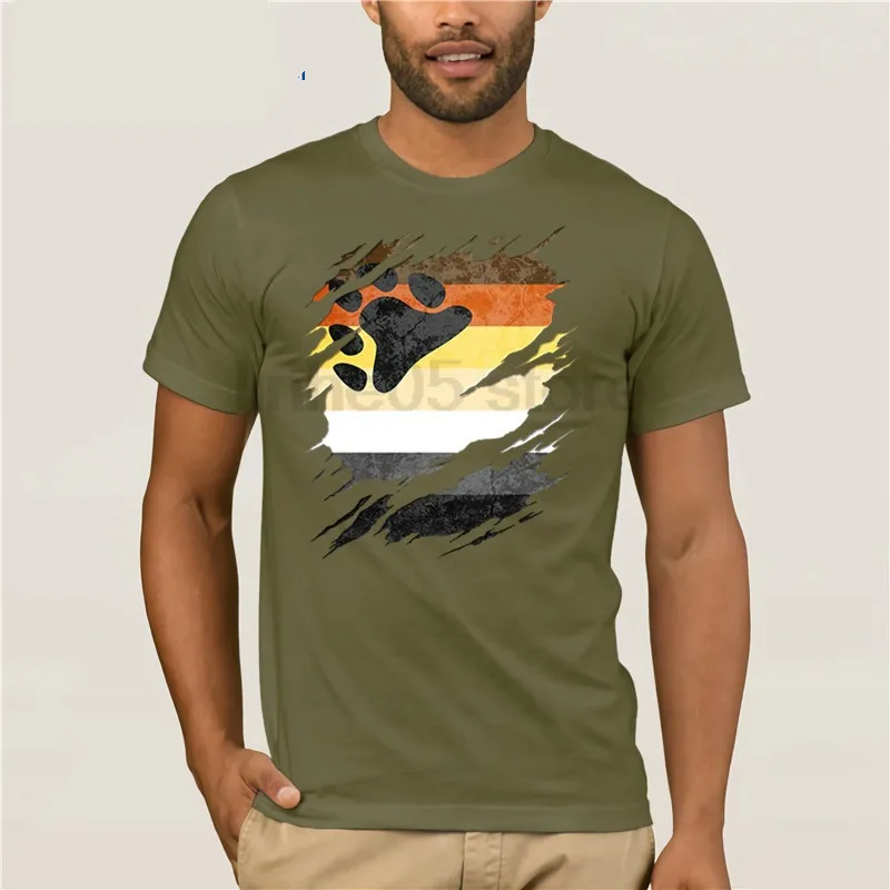 Гей медведь флаг ПРАЙД рваная футболка для мамы день Ms. T-shirt Хлопок o-образным