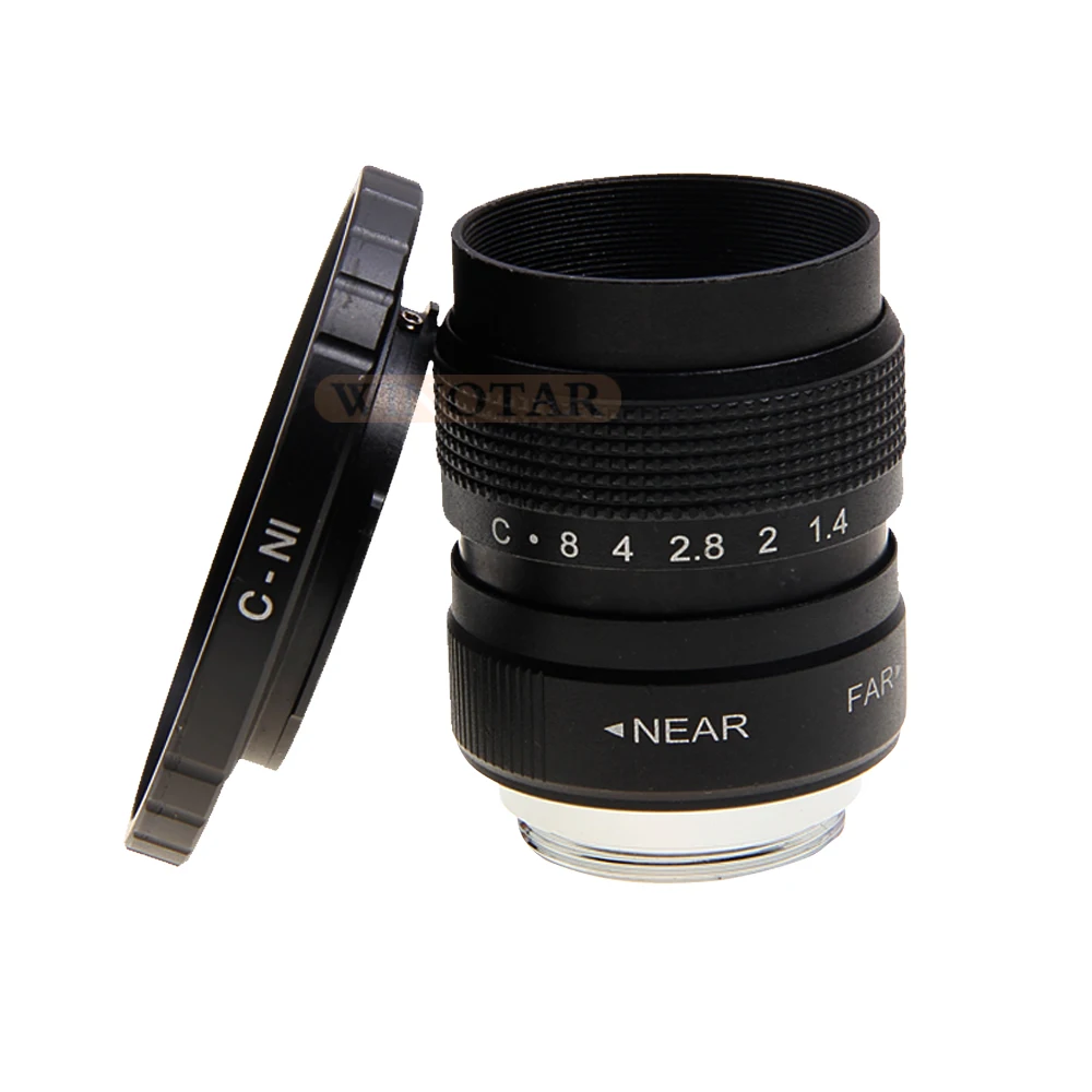 Новое кольцо для телевизора Fujian 25 мм F1.4 CC объектив + крепления на ТВ Nikon 1 J5 J4 J3 J2 J1 V3