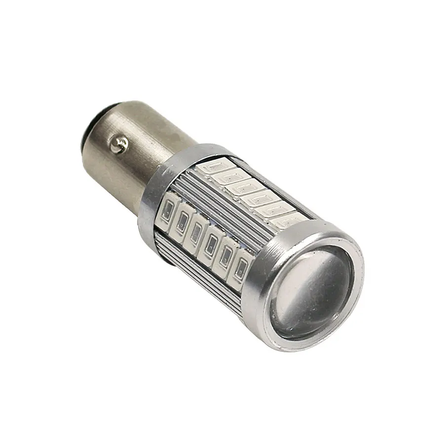 YCCPAUTO 2 шт. 1157 bay15d p21/5 Вт светодиодный стоп сигнал 5730 33SMD автомобильный Задний