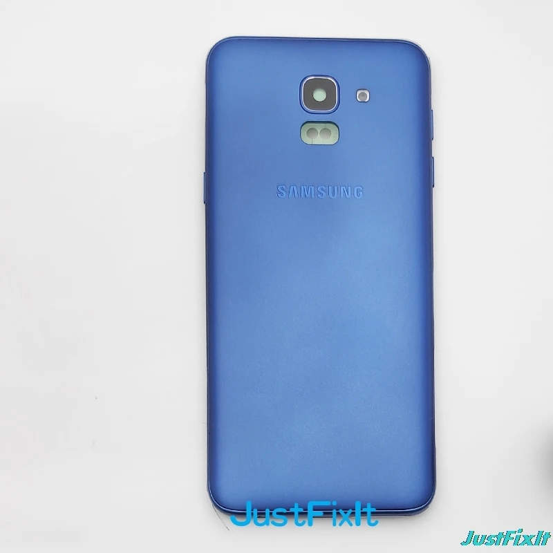 Замена крышки батареи для SAMSUNG Galaxy J6 2018 J600 J600F Задняя крышка Дверь стеклянная