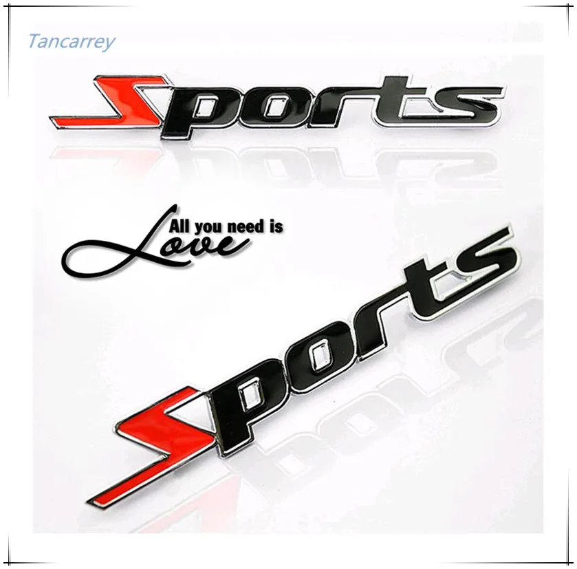 Автомобильный Стайлинг 3D металлические спортивные наклейки для Volkswagen VW Polo Passat B5