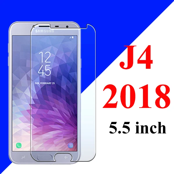 Защитный Стекло на samsung Galaxy J5 J7 J1 J3 J2 J4 J6 J8 Броня Samsyng Galax J 1 2 3 4 5 6 7 8 лист чехол - Цвет: J4 2018