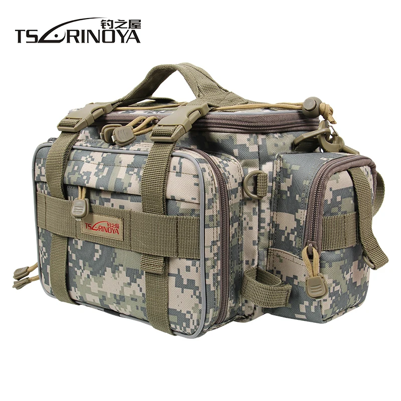 TSURINOYA многофункциональная сумка для рыбалки 19x15x40 см 600D холщовая