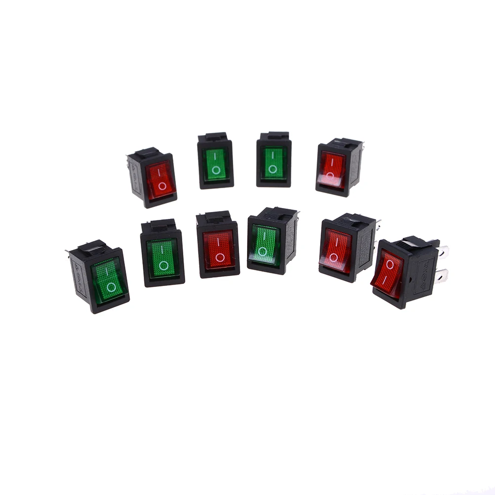 5 шт./лот 15*21 мм светодиодный свет SPST 4PIN ВКЛ/ВЫКЛ Лодка кулисный переключатель 6A/250V