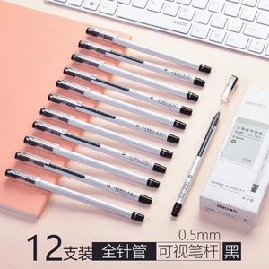 Набор гелевых ручек большой емкости DELI A426, 0,5 мм, 12 шт.