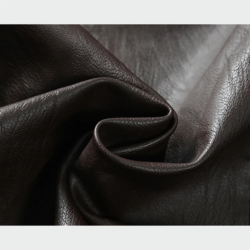 

Men PU Jackets Coats Autumn Winter Motorcycle Biker Faux Leather Jacket Men Clothes Thick Velvet Coats M-3XL Washed leather coat