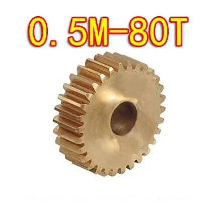 

0.5M-80Teeths metal copper mold small modulus gear--Diameter:41mm hole d:5mm
