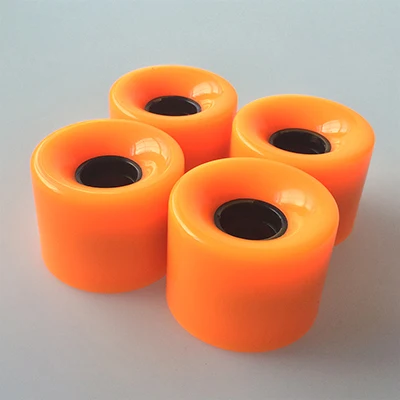 Orange 1 комплект(4 шт.) пустая Pro 60X45 мм Pu Cruiser скейтборд колеса подходят Мини Длинные скейтборды - Цвет: Orange