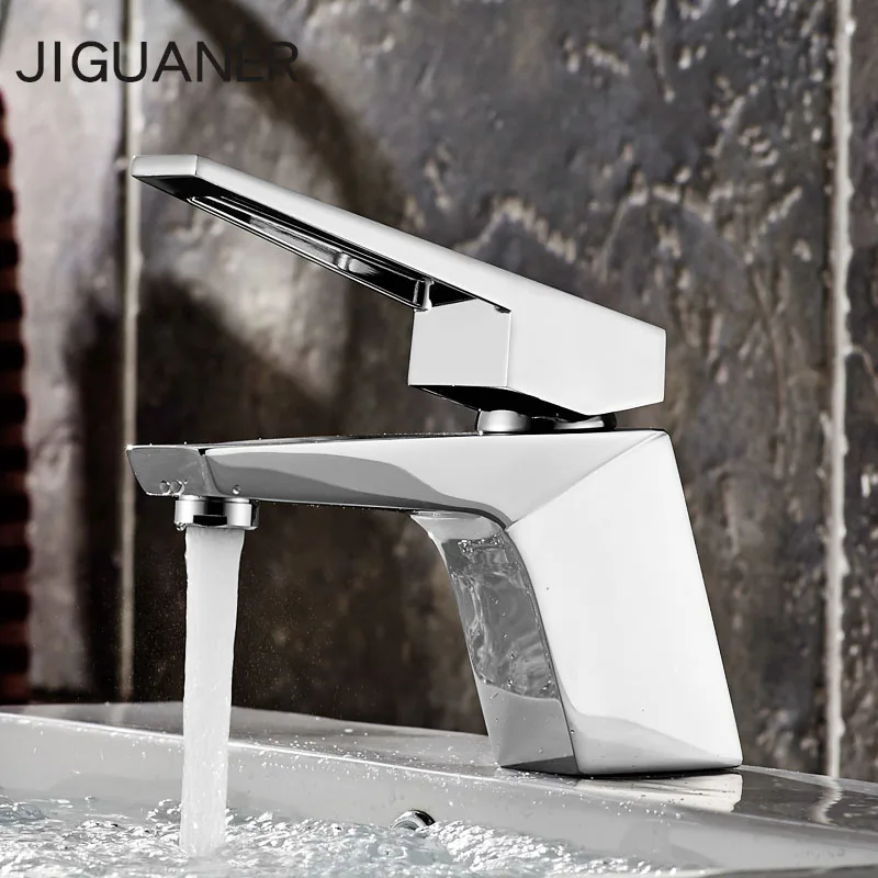 JIGUANER высокое качество холодной и горячей Ванная комната Ванна смеситель Одной