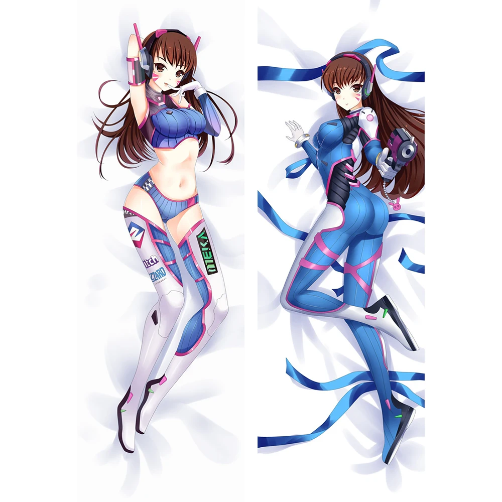 Аниме JK игра D. Va hana песня Dakimakura Косплэй тела Наволочка Чехол Dva пикантные сна Hug Подушка Чехол