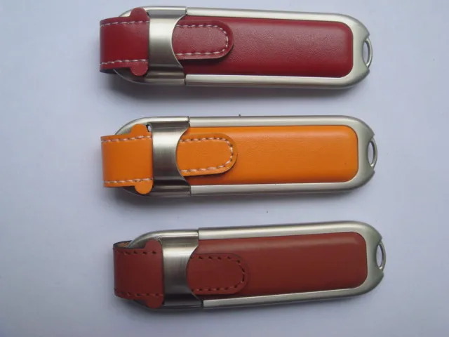Кожаный USB флеш-накопитель 4 ГБ 8 16 32 64 (можно настроить логотип) |