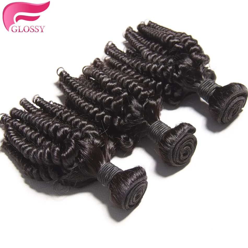 Virgin Brazilian Afro Kinky Curly Hair Weave Bundles 7A Spiral Curl Guangzhou Queen Products Cheap Human Bouncy |