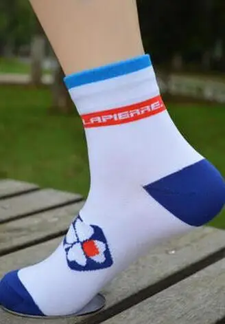 Унисекс Мужские спортивные уличные Командные носки женские носки для езды на велосипеде быстросохнущие MTB Франция велосипедные носки