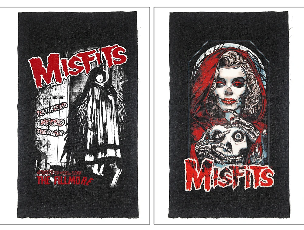 Bloodhoof Store Misfits рок-н-ролл дэт Тяжелый жесткий панк стиль патч дизайн джинсы мужские куртки и пальто