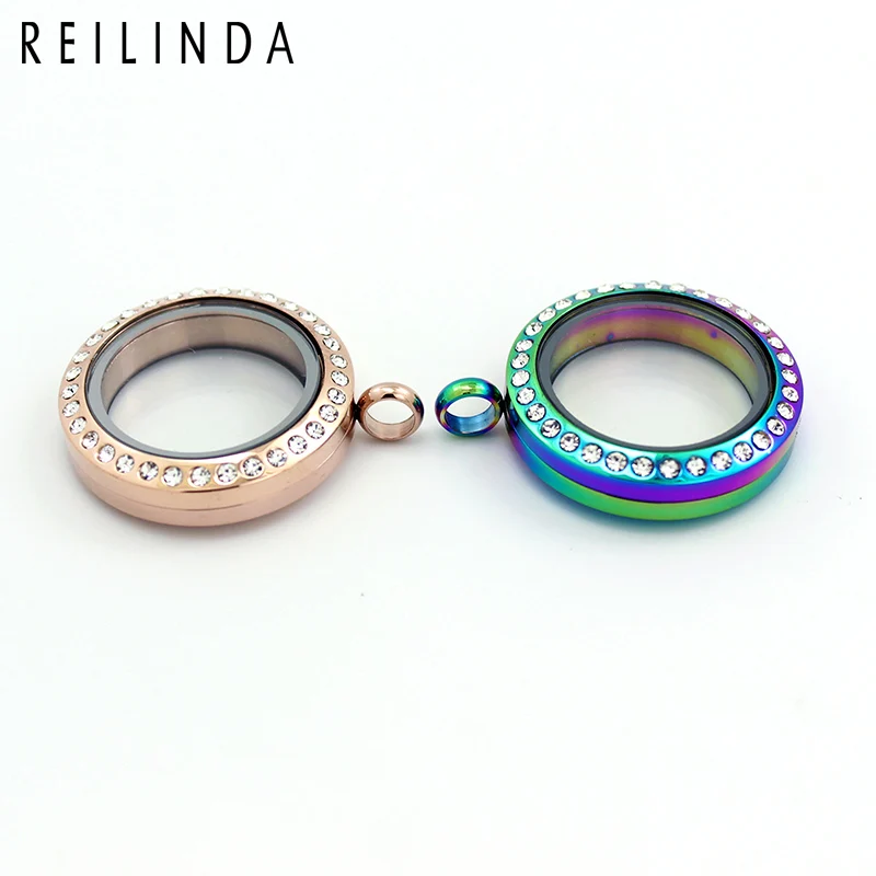 Оптовая продажа круглые 25 мм стразы из нержавеющей стали закручивающийся