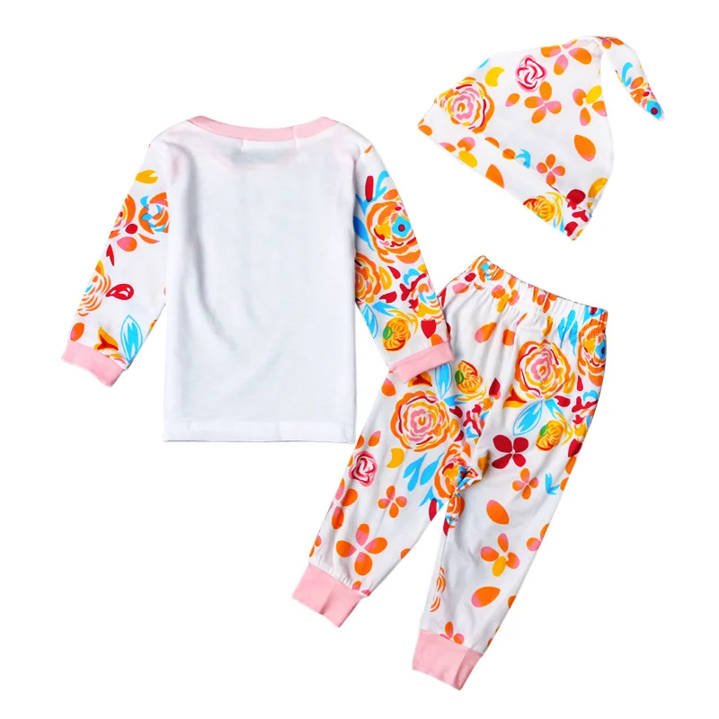 Милый комплект одежды для маленьких девочек рубашка с длинными рукавами + штаны