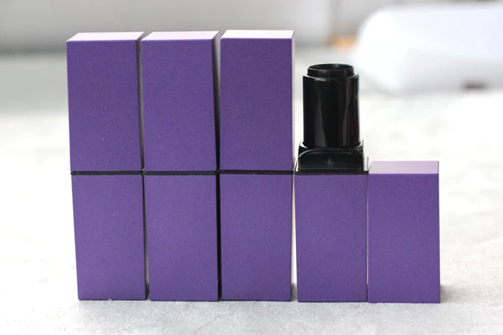 free shipping 12.1mm 10/20/50pcs/lot high-grade purple lipstick tube empty lip balm container | Красота и здоровье