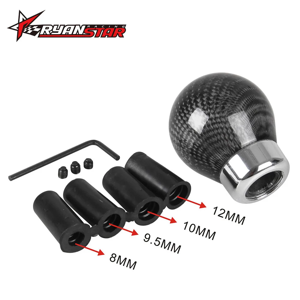 Настоящая ручка переключения рулевого механизма автомобиля из углеродного