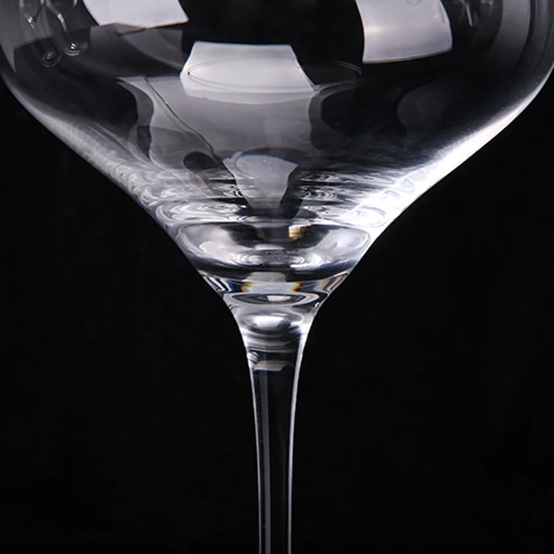 Европейская ручная работа прозрачная бордовая чашка для вина без свинца