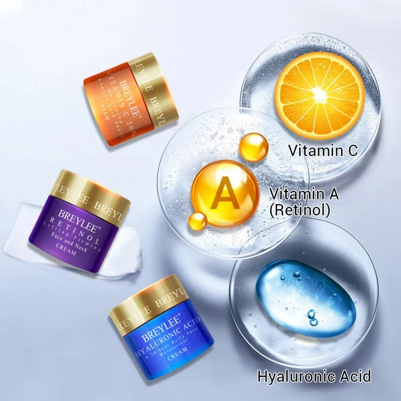Retinol крем для лица с гиалуроновой кислотой Увлажняющий дневной против морщин