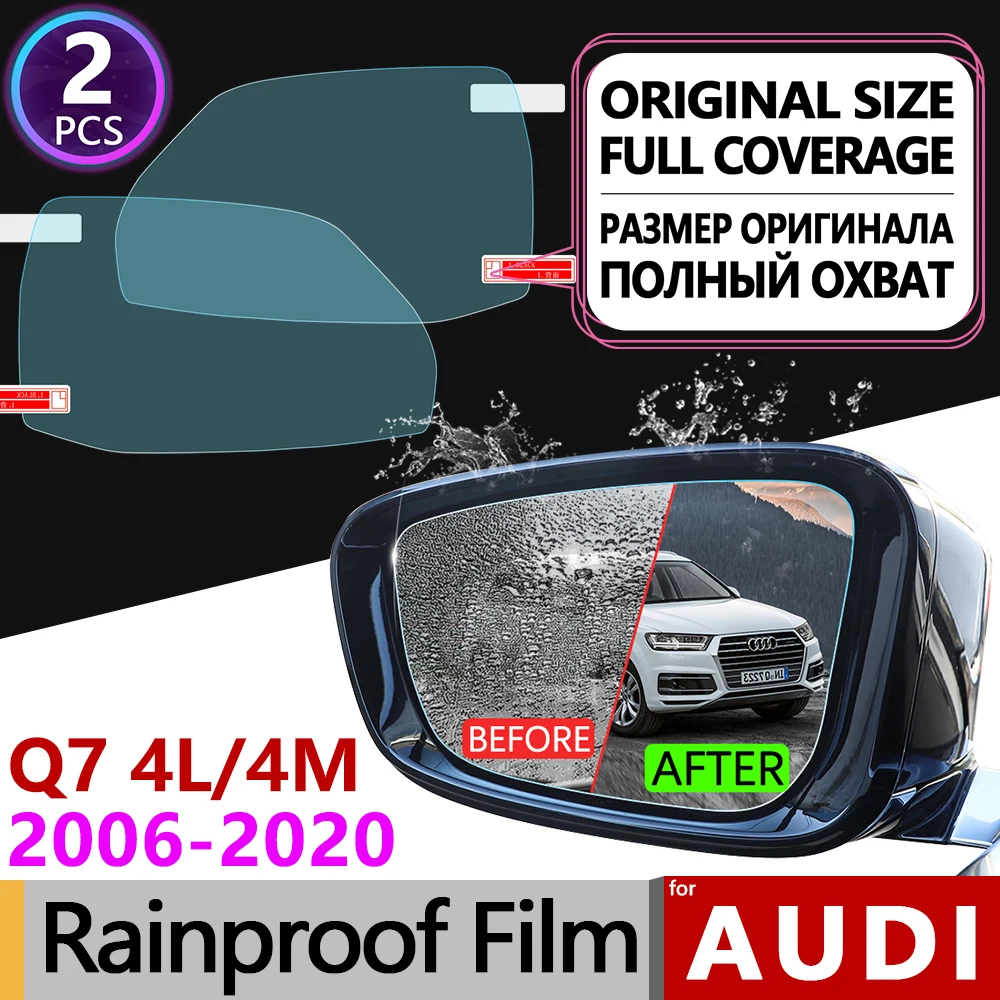 2 шт. противотуманная пленка для Audi Q7 2006 2020 4L 4M|Наклейки на автомобиль| |
