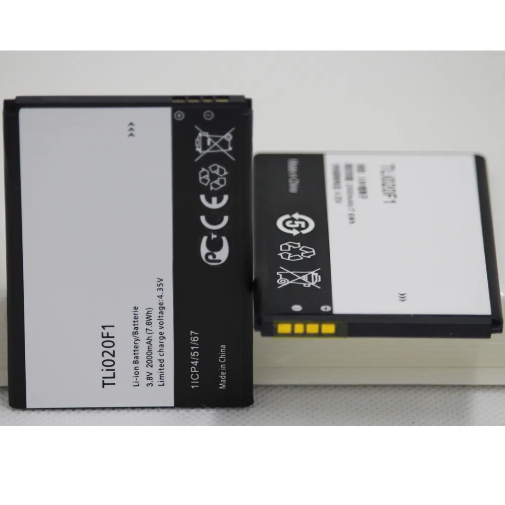 

20pcs/lot For Alcatel TLI020F1 One Touch Pop 2 5042d C7 7040 OT-7040 OT-7040D 5010 5010D OT5010 OT5010D Internal Phone Battery