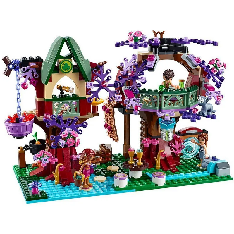 Bela Elves The Treetop Hideaway 41075 модель строительные блоки Дети DIY Кирпичи игрушки для детей