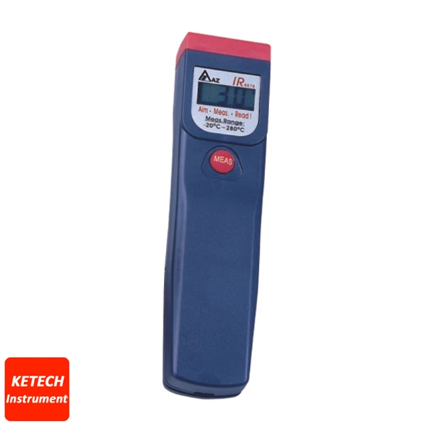 

Portable Infrared Thermometer with Measuring Range -20~320C AZ-8878